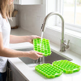 Silicone Honeycomb Ice Cube Tray 37 Cavity Flexible Mould For Freez...
