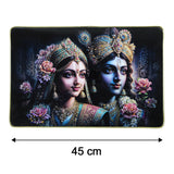 Premium Decorative Radha Krishna Wall Painting Frame 45x30 Cm (1 Pc)