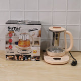 Suta Electric Glass Kettle 2.3l Tea Maker With Infuser And Temperature Control (1 Pc)