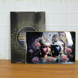 Premium Decorative Radha Krishna Wall Painting Frame 45x30 Cm (1 Pc)