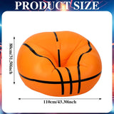 Inflatable Ball Sofa  Space-saving Fun Lounge Seat For Kids  Adults