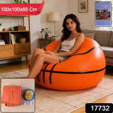 Inflatable Ball Sofa  Space-saving Fun Lounge Seat For Kids  Adults
