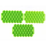 Silicone Honeycomb Ice Cube Tray 37 Cavity Flexible Mould For Freez...